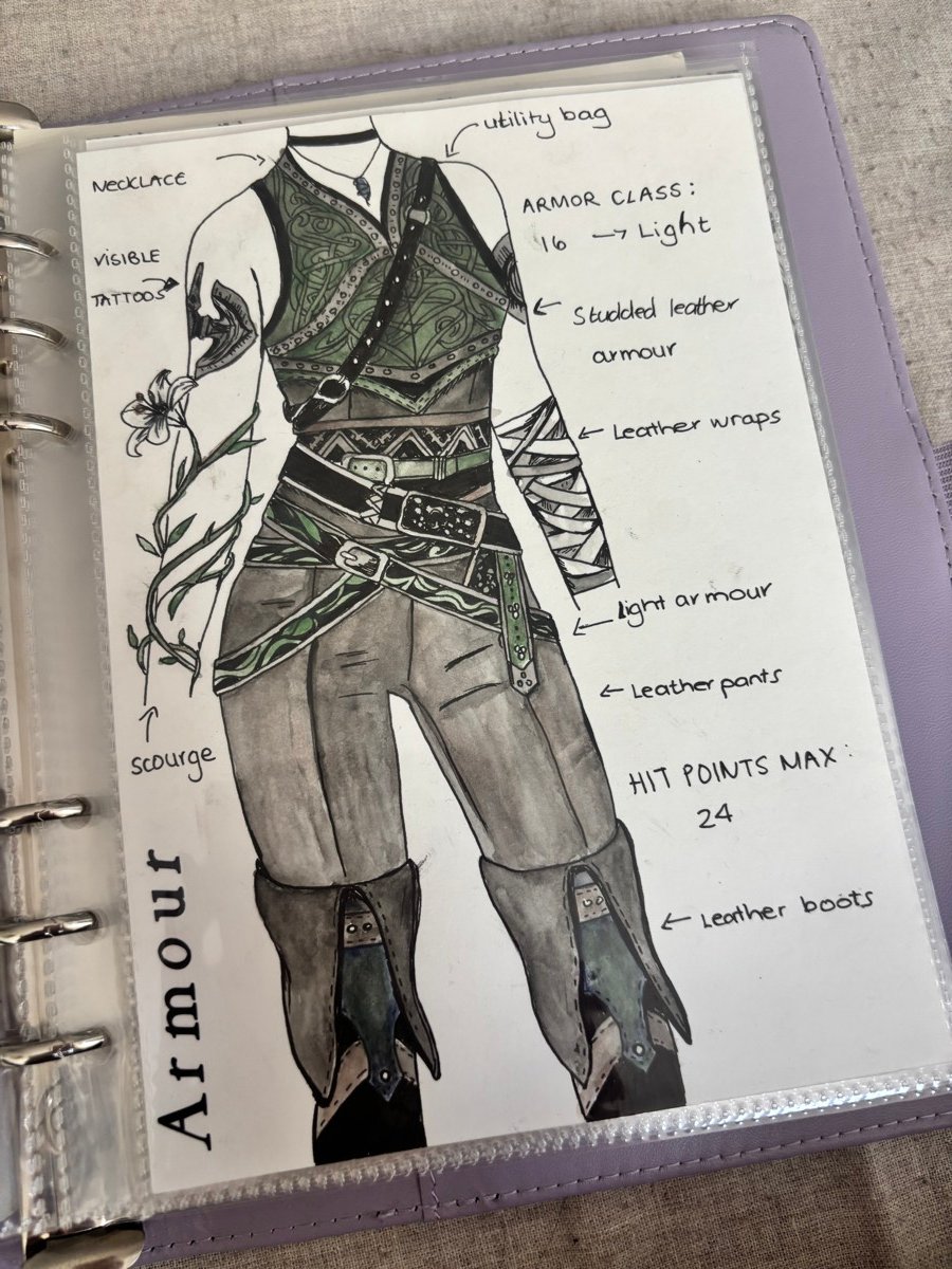 Dungeons and Dragons journal, photo 4
